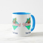 ウィルレンスタッドキュラカオバケーションカリブのヴィンテージ マグカップ (正面右)