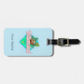 ウィルレンスタッドキュラカオバケーションカリブのヴィンテージ ラゲッジタグ (正面横)