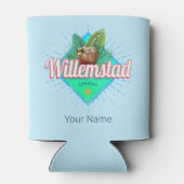 ウィルレンスタッドキュラカオバケーションカリブのヴィンテージ 缶クーラー (裏面)