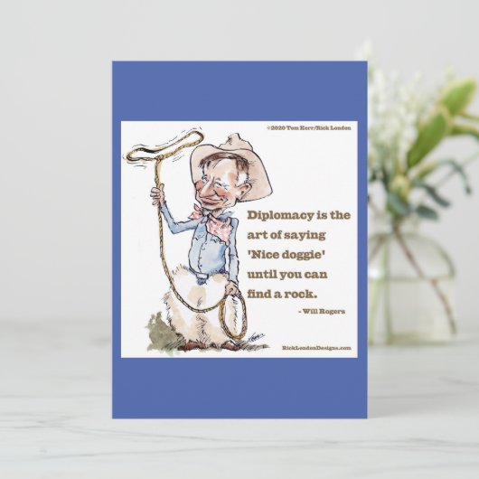 ウィルロジャース&引用文 (スタンド正面)