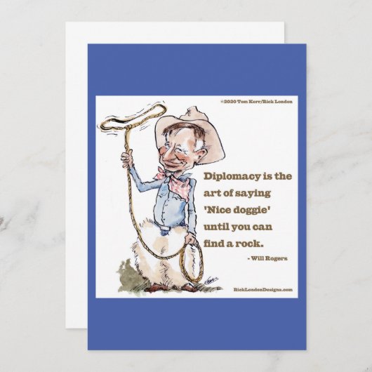 ウィルロジャース&引用文 (正面/裏面)