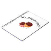 ウィル勉強スナック学校の昼休みノート ノートブック (左側)
