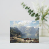 ウィル威厳があるヘルムレウサニーデイアットアノルウェーフィヨルド ポストカード (スタンド正面)