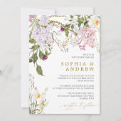 ウィル結婚フラワー 招待状 (正面)