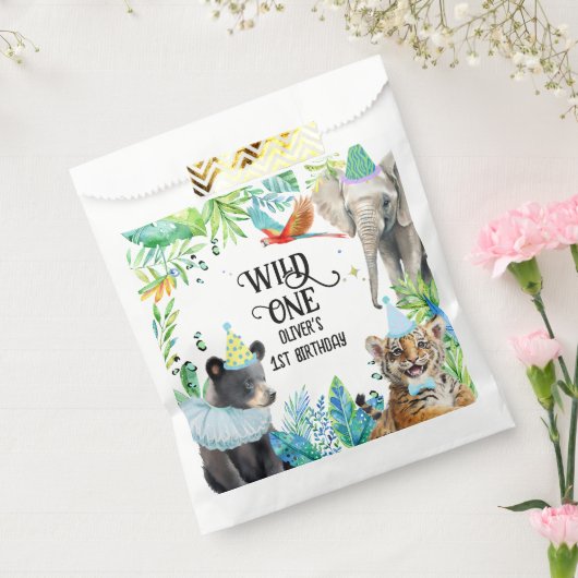 ウィル誕生日サファリ動物 フェイバーバッグ (封をした状態)