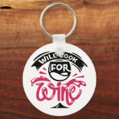 ウィル調理師ワイン キーホルダー (正面)