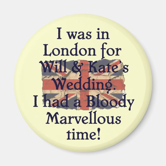 ウィル&ケイト結婚ズ マグネット (正面)