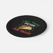 ウィル・シスターはタコス・シンコ・デ・マヨパーティー ペーパープレート (アングル)