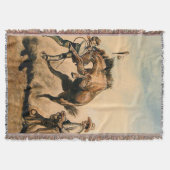 ウィル・ジェームスの「ラバ」 スローブランケット (正面)