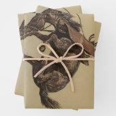 ウィル・ジェームズによる西洋美術「あばら馬」 ラッピングペーパーシート (インサイチュ)