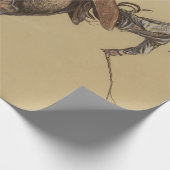 ウィル・ジェームズによる西洋美術「あばら馬」 ラッピングペーパー (角)