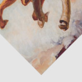 ウィル・ジェームズによる西洋美術「ブルドガー」 薄葉紙 (詳細)