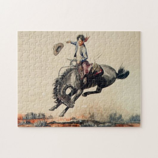 ウィル・ジェームズによる「Young Cowboy」 ジグソーパズル (横)