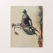 ウィル・ジェームズ著「カウボーイ青年」 ジグソーパズル (縦)