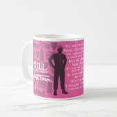 ウィル – 「デイジーの追いかけ」引用文mag コーヒーマグカップ (正面左)