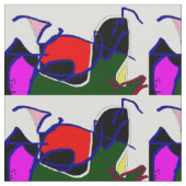 ウィル・ファブリック。カラフル ファブリック (クローズアップ)