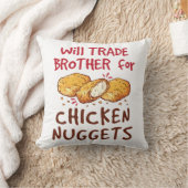 ウィル・ブラザーでチキンナゲットを買う クッション (ブランケット)