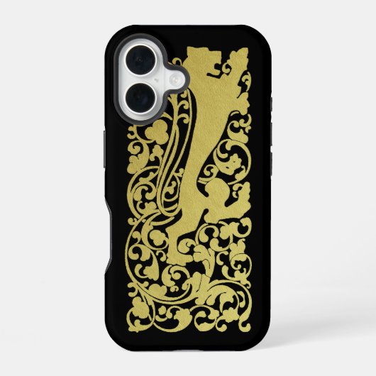 ウィル・ブラッドリーの紋章獅子 iPhone 16ケース (裏面)