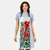 ウィル・ブラッドリー・ヘラルディックライオン エプロン (着用した状態)