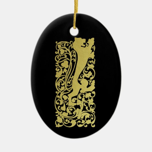 ウィル・ブラッドリー・ヘラルディックライオン セラミックオーナメント (正面)