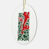 ウィル・ブラッドリー・ヘラルディックライオン セラミックオーナメント (左)