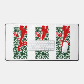 ウィル・ブラッドリー・ヘラルディックライオン デスクマット (キーボード&マウス)