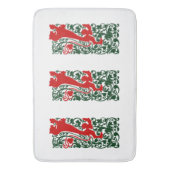 ウィル・ブラッドリー・ヘラルディックライオン バスマット (正面縦)