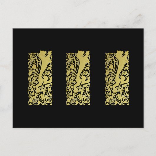 ウィル・ブラッドリー・ヘラルディックライオン ポストカード (正面)