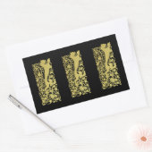 ウィル・ブラッドリー・ヘラルディックライオン 長方形シール (封筒)