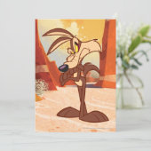 ウィル・E・コヨーテ™両腕が交差 招待状 (スタンド正面)