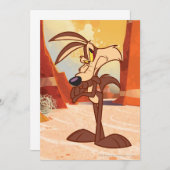 ウィル・E・コヨーテ™両腕が交差 招待状 (正面/裏面)