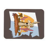 ウィル・E・コヨーテ（肉食性重症） マグネット (横)