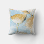 ウィレットショアバードビーチアート クッション (裏面)