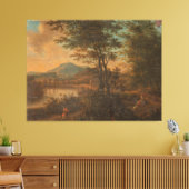 ウィレムイタリアン・デ・ヒューシュの夕暮れ キャンバスプリント (インサイチュ (リビング))