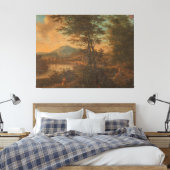 ウィレムイタリアン・デ・ヒューシュの夕暮れ キャンバスプリント (インサイチュ (寝室))