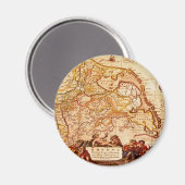 ウィレムジャンツォオンブレウオールドドイツ地図コレクション マグネット (正面/裏面)