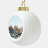 ウィレムスタッドの帆船 セラミックボールオーナメント (右)