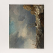 ウィレム・ファン・デ・ヴェルデのゲールで船を運ぶ ジグソーパズル (縦)