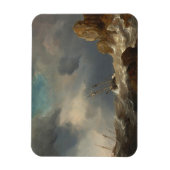 ウィレム・ファン・デ・ヴェルデのゲールで船を運ぶ マグネット (縦)