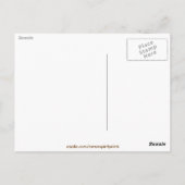 ウィレム・ブラウ旧ラインレント地図　歴史的ポストカード ポストカード (裏面)