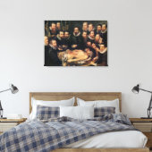 ウィレム・ヴァン・ダー博士の解剖学のレッスン キャンバスプリント (インサイチュ (寝室))