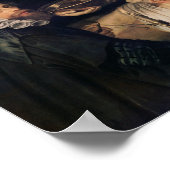 ウィレム・ヴァン・ダー博士の解剖学のレッスン ポスター (角)