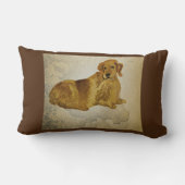 ウィロウバイザゴールデンレトリバー ランバークッション (裏面)