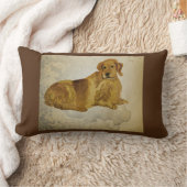 ウィロウバイザゴールデンレトリバー ランバークッション (ブランケット)