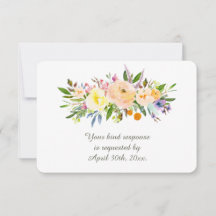 ウィローとフローラウェディングRSVP