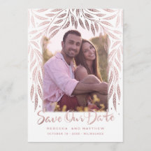 『ウィローの下2』写真を使った結婚式の出欠確認カード