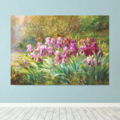 ウィローズとアイリスバイザクリーク キャンバスプリント (インサイチュ (ウッドフロア))