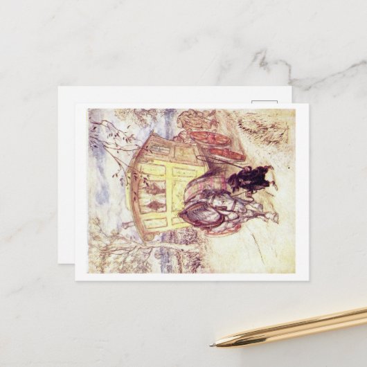 ウィローズのはがきに風 ポストカード (正面/裏面インサイチュ)