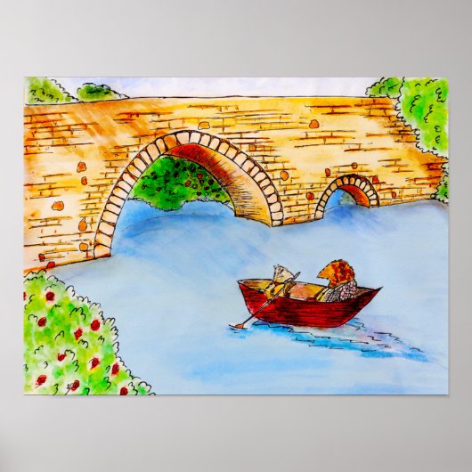 ウィローズラットとモグラのボートシーンの風 ポスター (正面)
