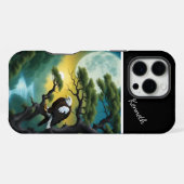 ウィローツリーの夜の鷲 iPhoneケース (裏面横)